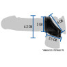 Toy Joy Ballstretcher souple Triple Pipe 30mm